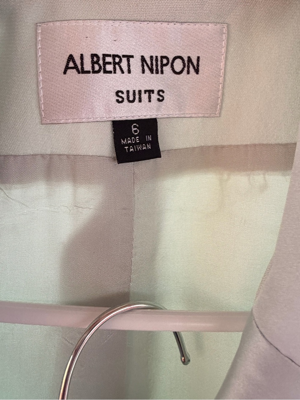 Albert Nipon Pale Pink Women's Suit Jacket